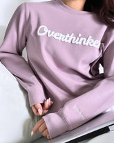 "Overthinker" Rundhals-Sweatshirt �Einatmen & Ausatmen