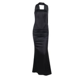 Ruched corset maxi skirt set