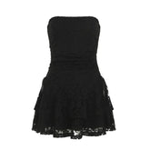 Ruched v neck hollow out bowknot cami cut out mini dress