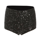 Glitter low rise short pant