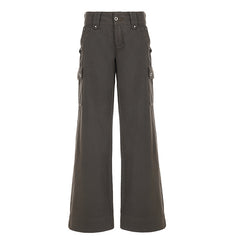 Button pant straight leg jeans
