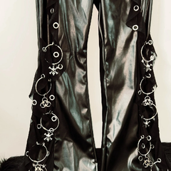 PU leather o ring pant
