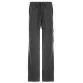 Pocket self tie low rise straight leg pant