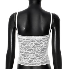 U neck lace bowknot cami top