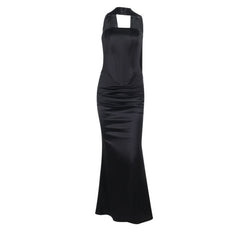 Ruched corset maxi skirt set