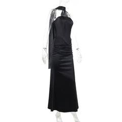 Ruched corset maxi skirt set