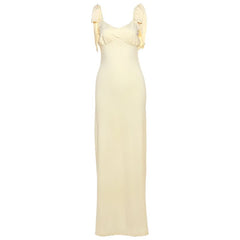 Self tie v neck ruched backless maxi dress