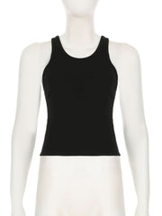 Round neck “HEYOUNGIRL 3â€?pattern top