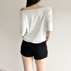 Short sleeve flower print top
