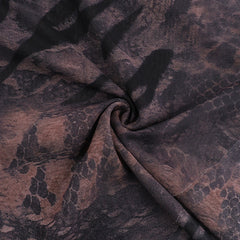 V neck print mesh cami mini dress