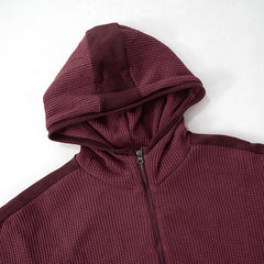 Hoodie zip-up long sleeve gloves pocket top