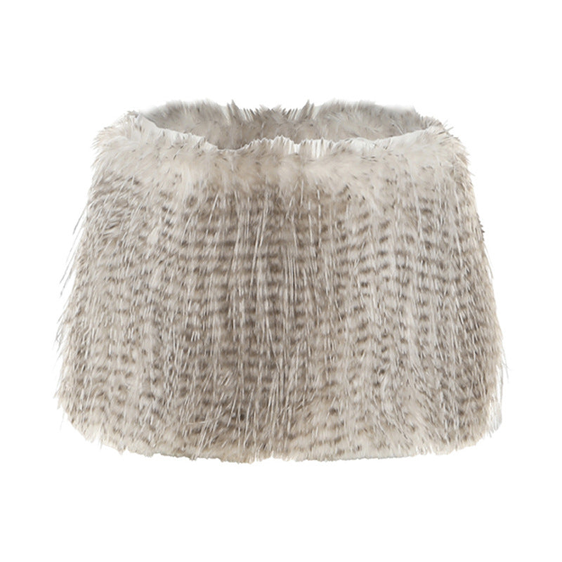 Fluffy A line mini skirt