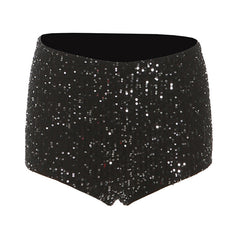 Glitter low rise short pant