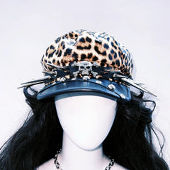 Metal chain rivet applique hollow out cut out top