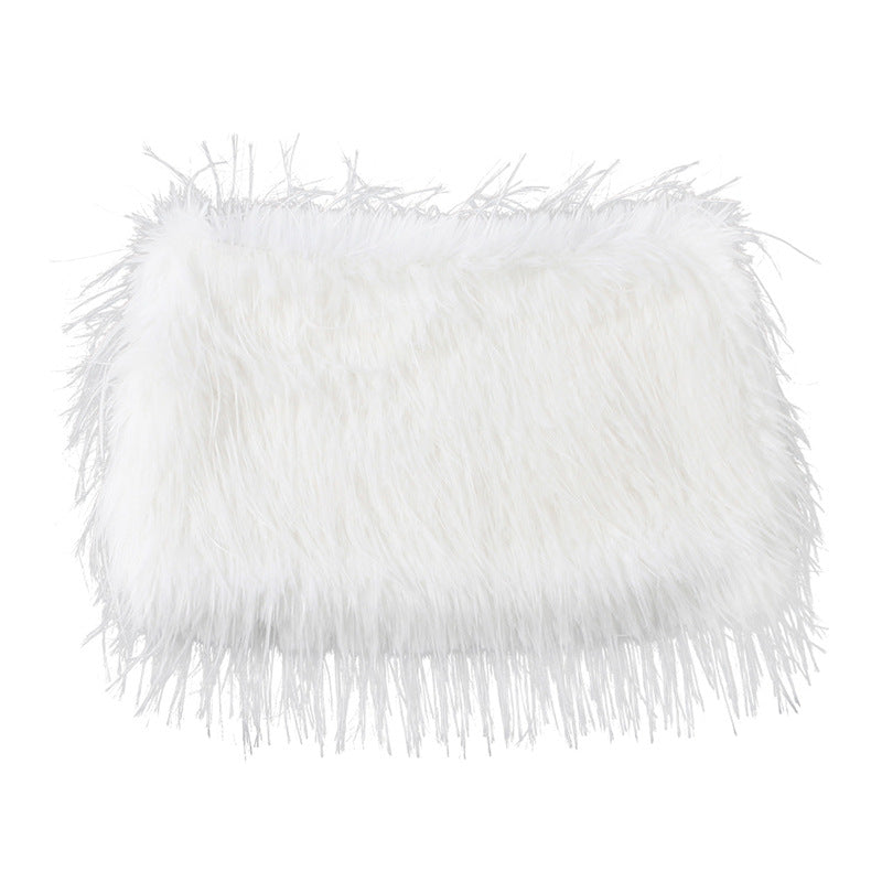Fluffy A line mini skirt