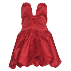 Hollow out zip-up ruched backless cut out mini dress