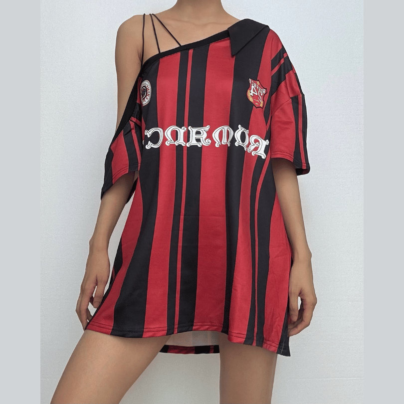 Off-shoulder Striped Top - Final Sale