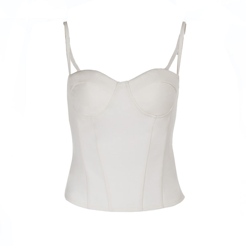 Sweetheart neck solid cami top