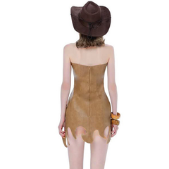 Irregular solid backless tube mini dress