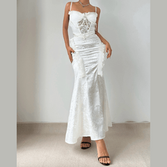 Beaded ruffle padded cami top