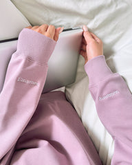 "Overthinker" Rundhals-Sweatshirt â€?Einatmen & Ausatmen