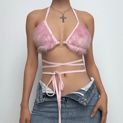 Furry Bra Top