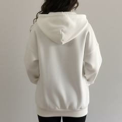Hoodie long sleeve zip-up snake pattern top
