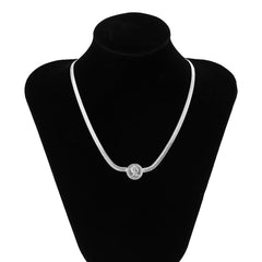 Pendant snake chain necklace