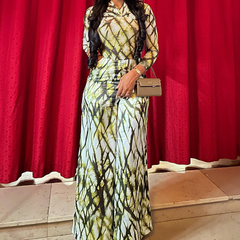 Long sleeve ruched maxi dress