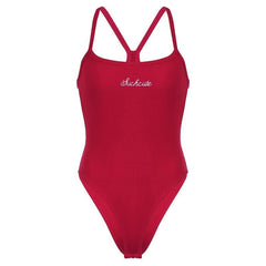 Square neck embroidery solid ribbed bodysuit-final-sale