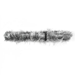 Fluffy PU leather adjustable buckle belt