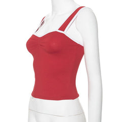 Ruched backless stitch cami top