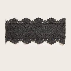 Lace solid adjustable corset