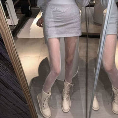 Bowknot pattern fishnet tights