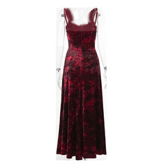 Ruched v neck zip-up print contrast cami maxi dress