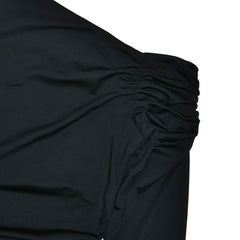 One shoulder long sleeve solid bodysuit